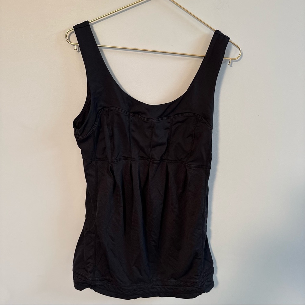 LULULEMON ATHLETICA  Women's Tank Top Black Size MEDIUM